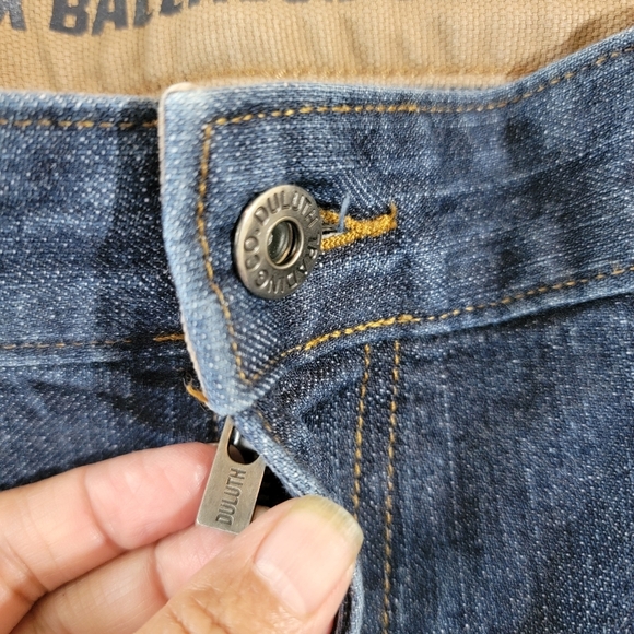 Duluth Flex Ballroom Blue Jeans Men's Sz 42 x 28 Heavy Duty Work Wear Durable - Picture 5 of 12